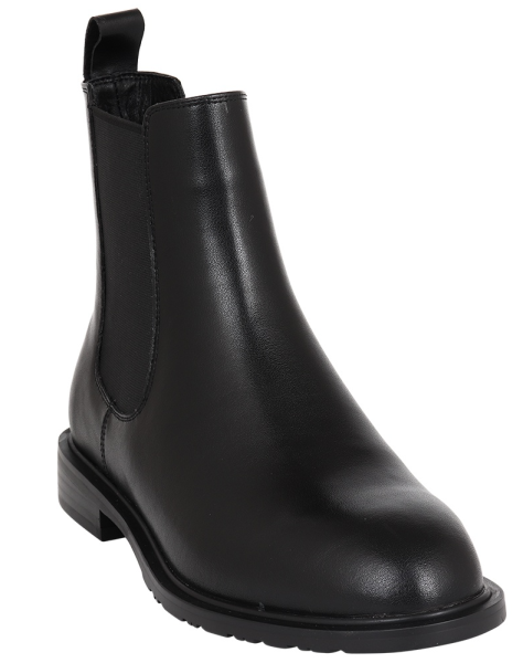 Ботинки кожаные женские / Черный / 37