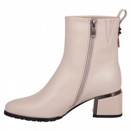 Ботильоны кожаные женские / Бежевый / 41 Ботильоны кожаные женские / Бежевый / 41