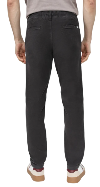 Брюки хлопковые на кулиске мужские / Серый / 46 Брюки хлопковые на кулиске мужские / Серый / 46