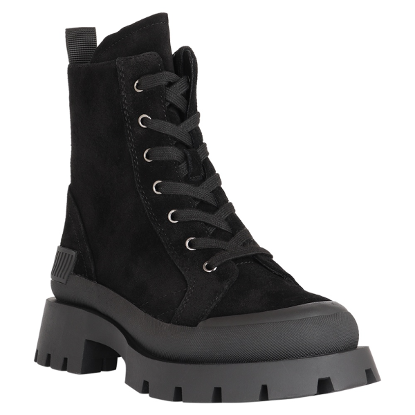 Ботинки кожаные женские / Черный / 36