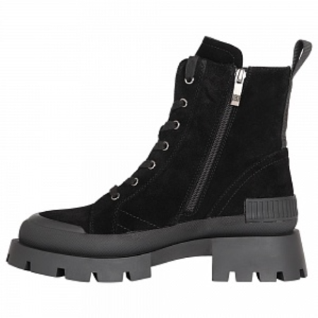 Ботинки кожаные женские / Черный / 36