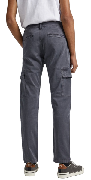 Хлопковые брюки карго мужские / Серый / 46 Хлопковые брюки карго мужские / Серый / 46