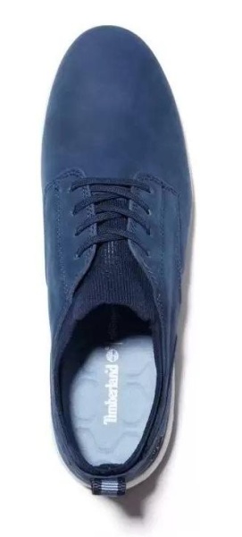 Кроссовки кожаные унисекс / Синий / 35.5