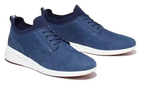 Кроссовки кожаные унисекс / Синий / 37 Кроссовки кожаные унисекс / Синий / 37