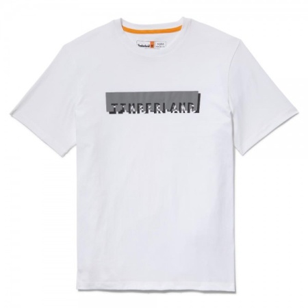 Футболка хлопковая мужская / Белый / 46