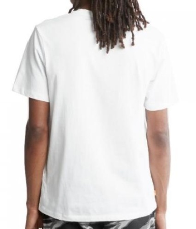 Футболка хлопковая мужская / Белый / 46