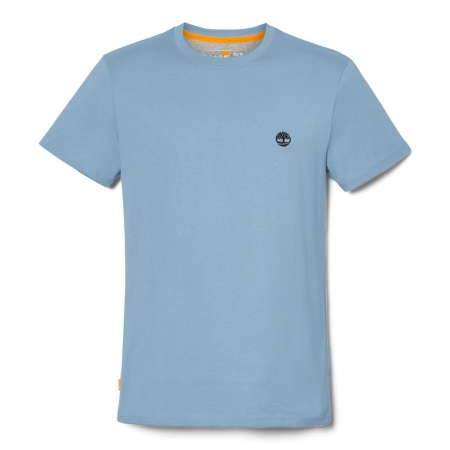 Футболка хлопковая мужская / Голубой / 46