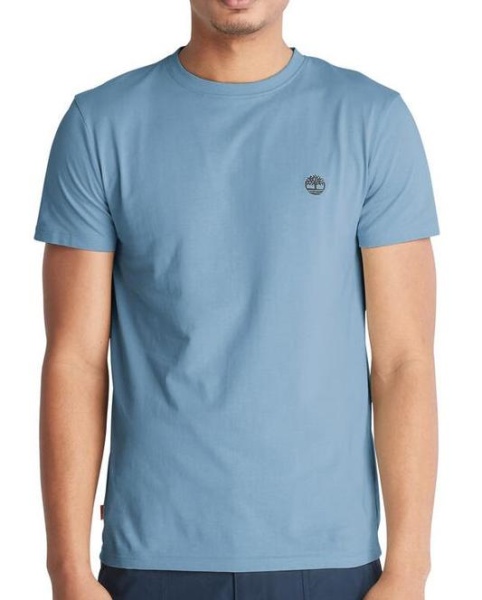 Футболка хлопковая мужская / Голубой / 46 Футболка хлопковая мужская / Голубой / 46