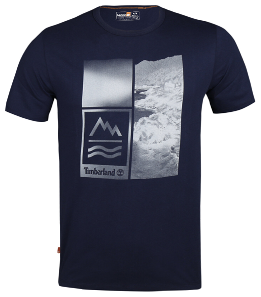 Футболка с принтом мужская / Тёмно-синий / 46 Футболка с принтом мужская / Тёмно-синий / 46