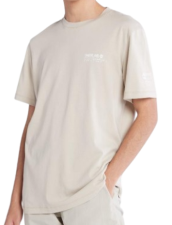 Футболка с логотипом мужская / Бежевый / 46 Футболка с логотипом мужская / Бежевый / 46