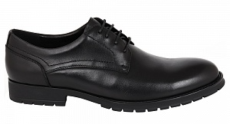 Полуботинки кожаные мужские / Черный / 40