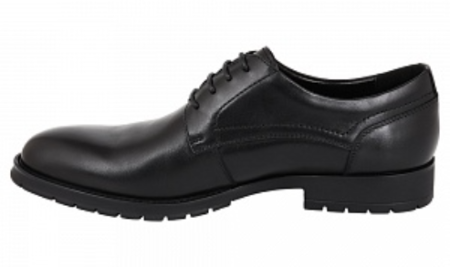 Полуботинки кожаные мужские / Черный / 40