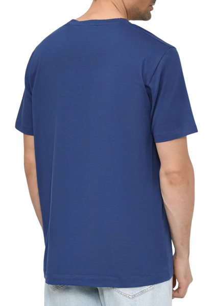 Футболка из хлопка мужская / Синий / 46 Футболка из хлопка мужская / Синий / 46