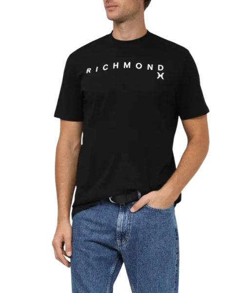 Футболка с логотипом мужская / Черный / 46 Футболка с логотипом мужская / Черный / 46