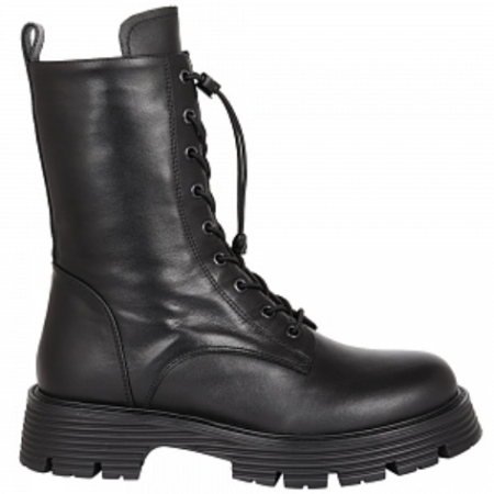 Ботинки кожаные женские / Черный / 36