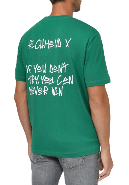 Футболка с принтом мужская / Зеленый / 46 Футболка с принтом мужская / Зеленый / 46