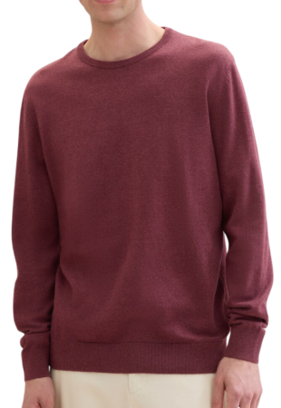 Пуловер с логотипом мужской / Красный / 50 Пуловер с логотипом мужской / Красный / 50