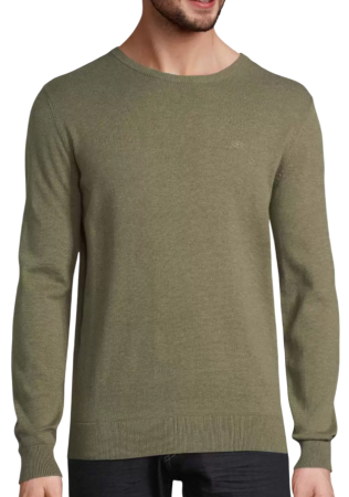 Пуловер с логотипом мужской / Зеленый / 46 Пуловер с логотипом мужской / Зеленый / 46