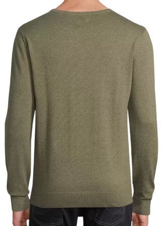 Пуловер с логотипом мужской / Зеленый / 46 Пуловер с логотипом мужской / Зеленый / 46