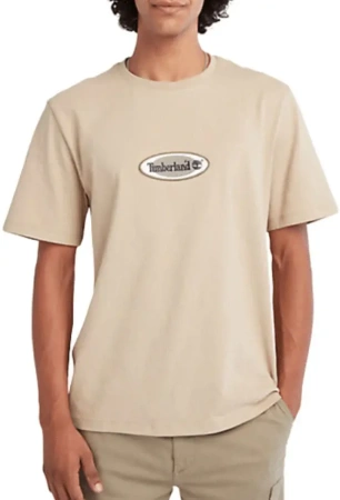 Футболка из хлопка мужская / Бежевый / 46 Футболка из хлопка мужская / Бежевый / 46