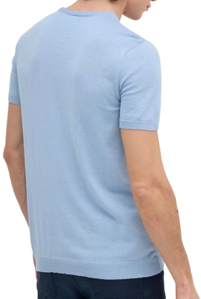 Футболка с логотипом мужская / Голубой / 50 Футболка с логотипом мужская / Голубой / 50