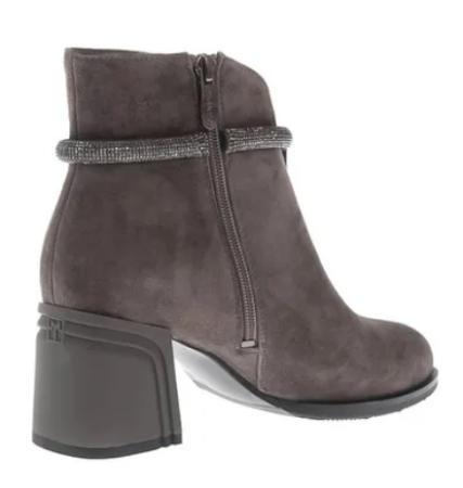 Ботильоны велюровые женские / Серый / 38