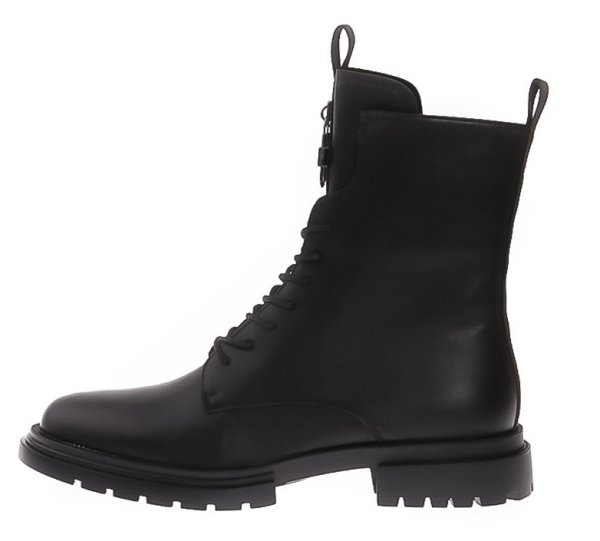 Ботинки кожаные женские / Черный / 38