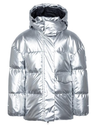 Куртка утепленная для девочки / Серебряный / 158 Куртка утепленная для девочки / Серебряный / 158