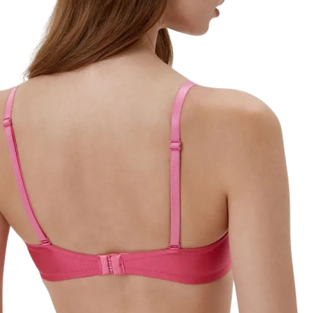 Бюстгальтер с логотипом / Розовый / 75B