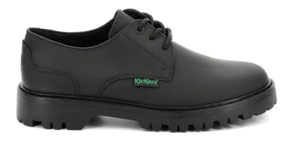 Полуботинки кожаные женские / Темно-серый / 36