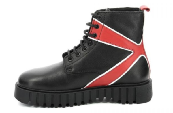 Ботинки кожаные женские / Черный / 35