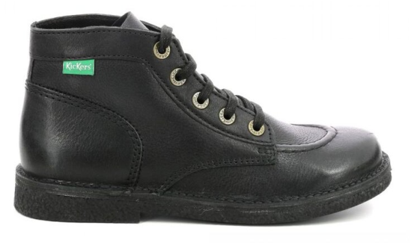 Ботинки кожаные женские / Черный / 36