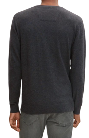 Пуловер с логотипом мужской / Темно-серый / 48 Пуловер с логотипом мужской / Темно-серый / 48