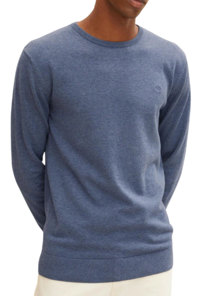 Пуловер с логотипом мужской / Синий / 48 Пуловер с логотипом мужской / Синий / 48
