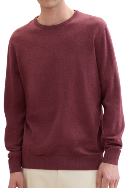 Пуловер с логотипом мужской / Красный / 50 Пуловер с логотипом мужской / Красный / 50