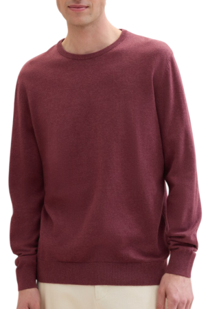 Пуловер с логотипом мужской / Красный / 50 Пуловер с логотипом мужской / Красный / 50