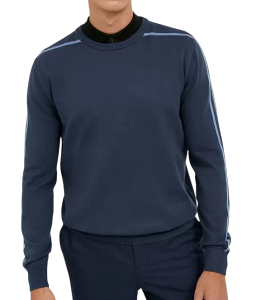 Джемпер хлопковый мужской / Тёмно-синий / 52 Джемпер хлопковый мужской / Тёмно-синий / 52