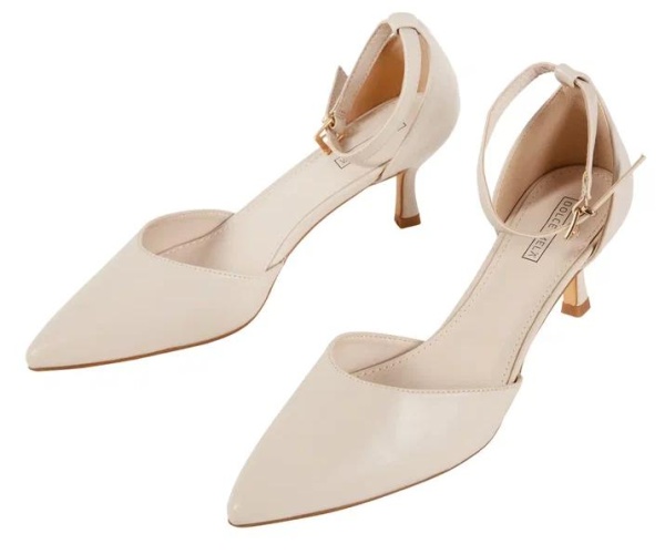 Туфли на каблуке женские / Бежевый / 40