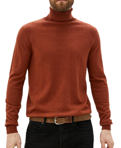 Водолазка Slim Fit мужская / Коричневый / 54 Водолазка Slim Fit мужская / Коричневый / 54