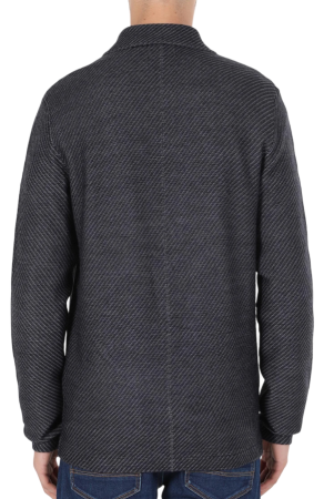 Кардиган приталенного кроя мужской / Синий / 44 Кардиган приталенного кроя мужской / Синий / 44