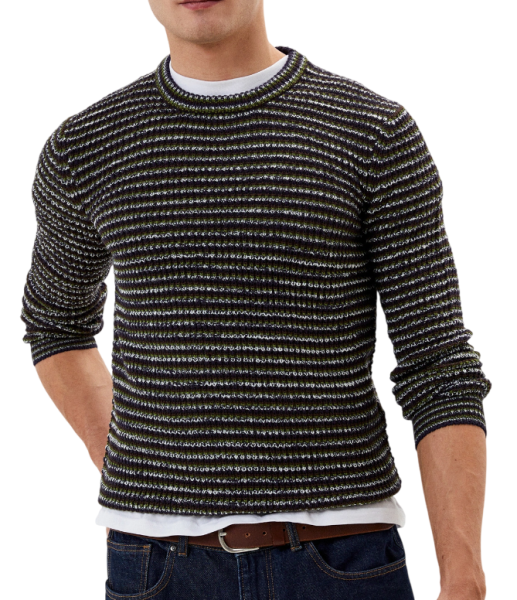 Свитер с принтом мужской / Зеленый / 48 Свитер с принтом мужской / Зеленый / 48