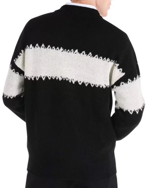 Джемпер с принтом мужской / Черный / 48 Джемпер с принтом мужской / Черный / 48