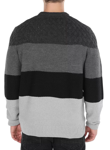 Джемпер с принтом мужской / Черный / 52 Джемпер с принтом мужской / Черный / 52