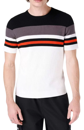 Джемпер с коротким рукавом мужской / Белый / 46 Джемпер с коротким рукавом мужской / Белый / 46