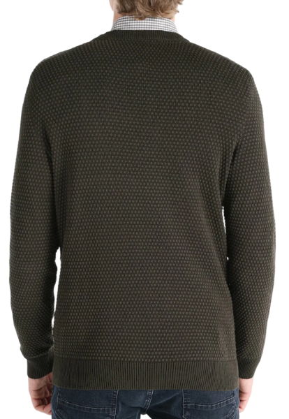 Свитер хлопковый мужской / Хаки / 48 Свитер хлопковый мужской / Хаки / 48