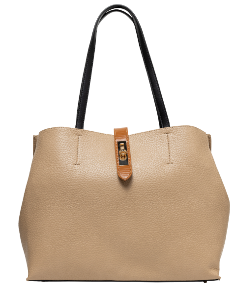 Сумка тоут женская / Бежевый / M