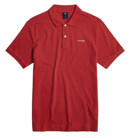 Поло хлопковое мужское / Красный / 46 Поло хлопковое мужское / Красный / 46