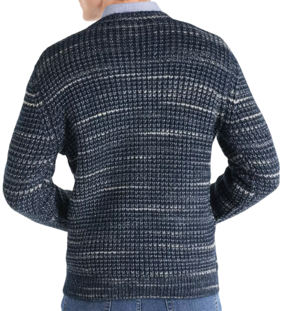 Свитер с принтом мужской / Синий / 50 Свитер с принтом мужской / Синий / 50