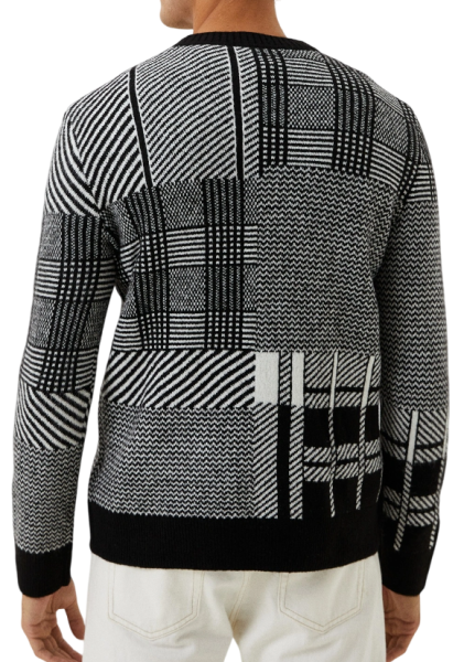 Свитер с принтом мужской / Черный / 50 Свитер с принтом мужской / Черный / 50