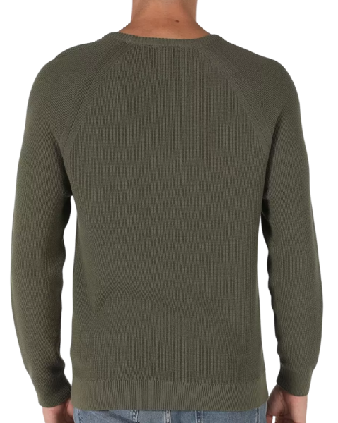 Джемпер однотонный мужской / Хаки / 46 Джемпер однотонный мужской / Хаки / 46